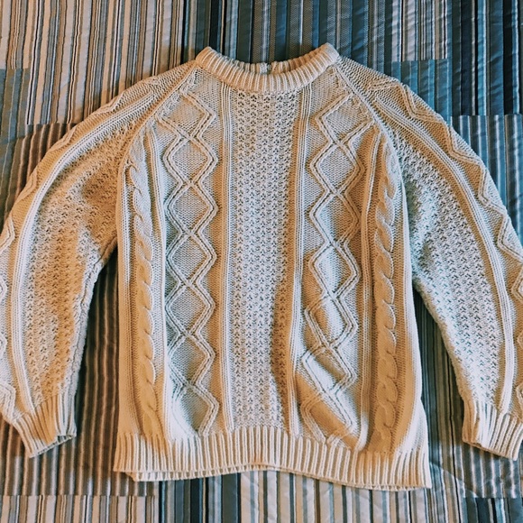 Small vintage twist knit sweater - Picture 2 of 2